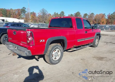 2004 Chevrolet Silverado 1500 Z71 из США, поврежденный, VIN 2GCEK19T741255886